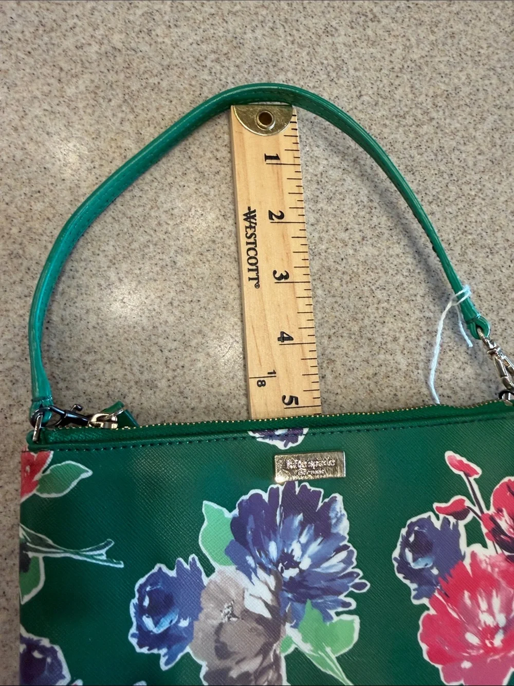 Kate Spade Green Floral Crossbody Bag/handbag